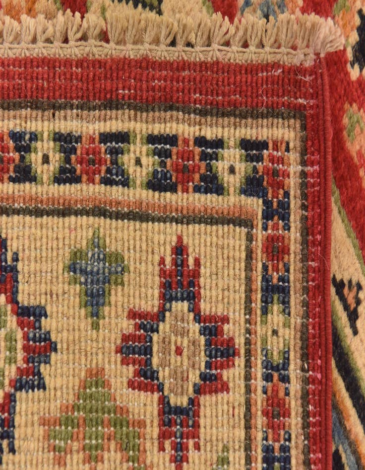 Detail image of  2' 8 x 4' 2  Hand Knotted Kazak Oriental Rug