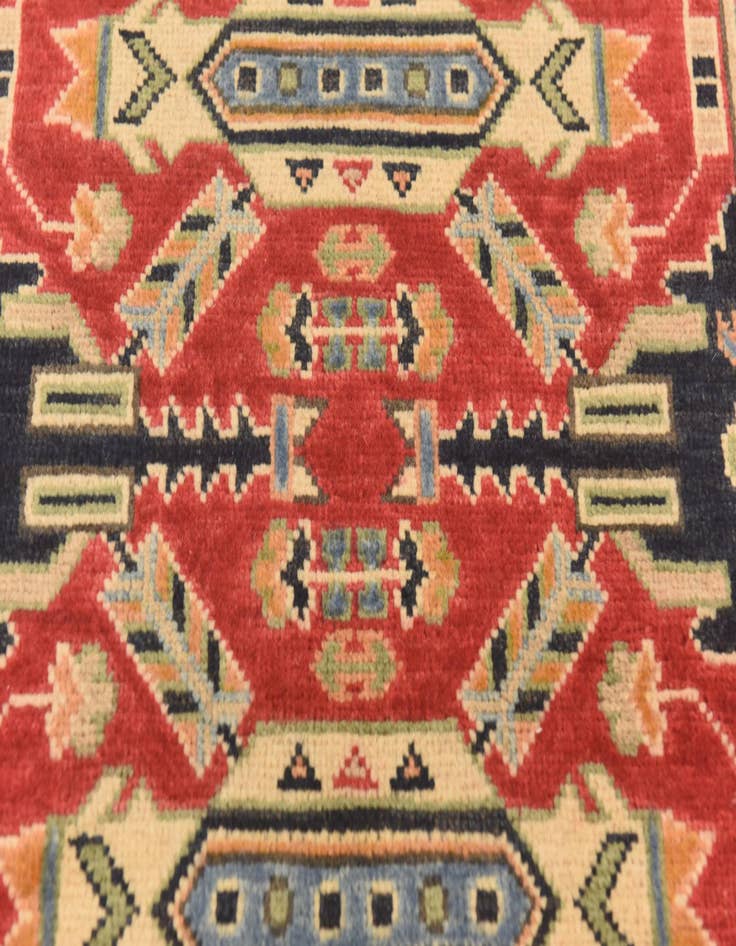 Detail image of  2' 8 x 4' 2  Hand Knotted Kazak Oriental Rug