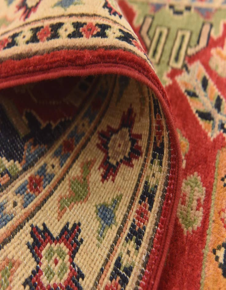 Detail image of  2' 8 x 4' 2  Hand Knotted Kazak Oriental Rug