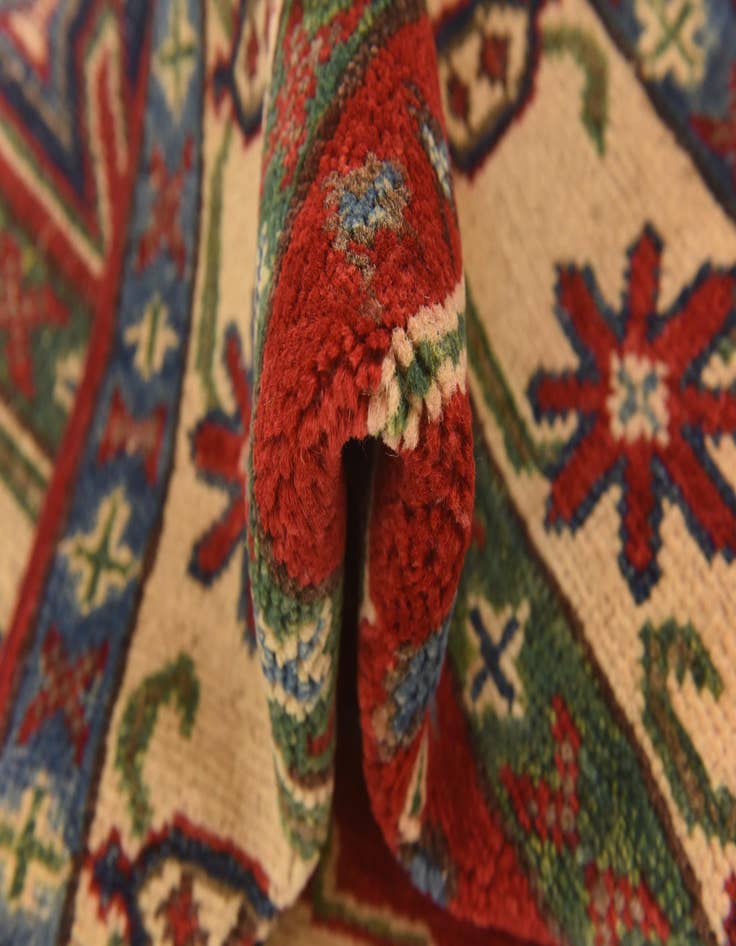 Detail image of  2' 8 x 4' 1  Hand Knotted Kazak Rug