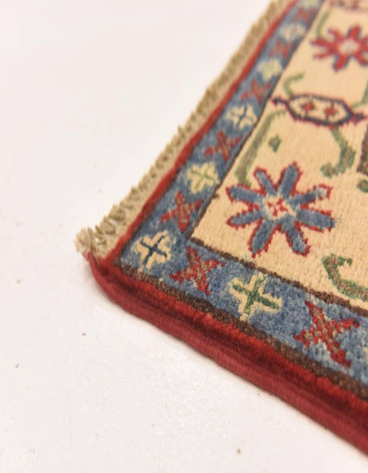 Detail image of  2' 8 x 4' 1  Hand Knotted Kazak Rug