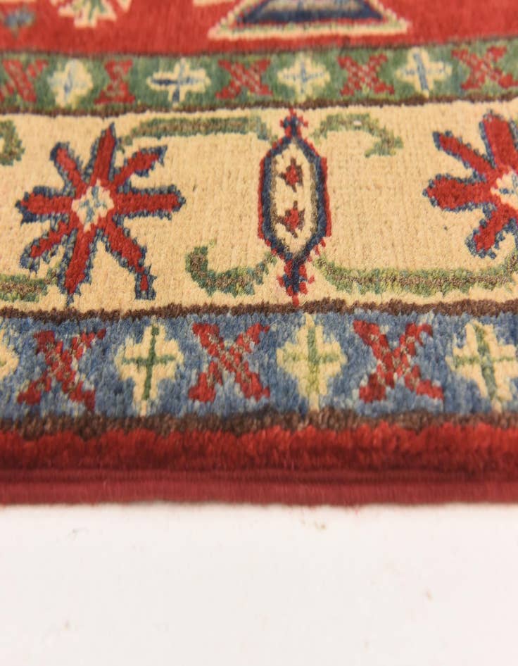 Detail image of  2' 8 x 4' 1  Hand Knotted Kazak Rug