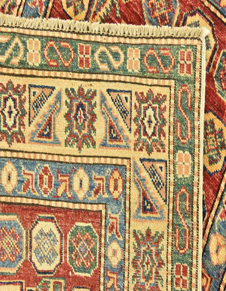 Detail image of  2' 7 x 4' 6  Hand Knotted Kazak Oriental Rug