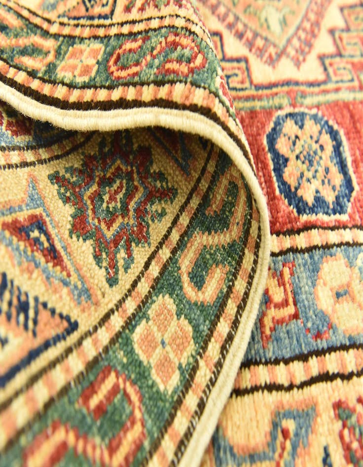 Detail image of  2' 7 x 4' 6  Hand Knotted Kazak Oriental Rug
