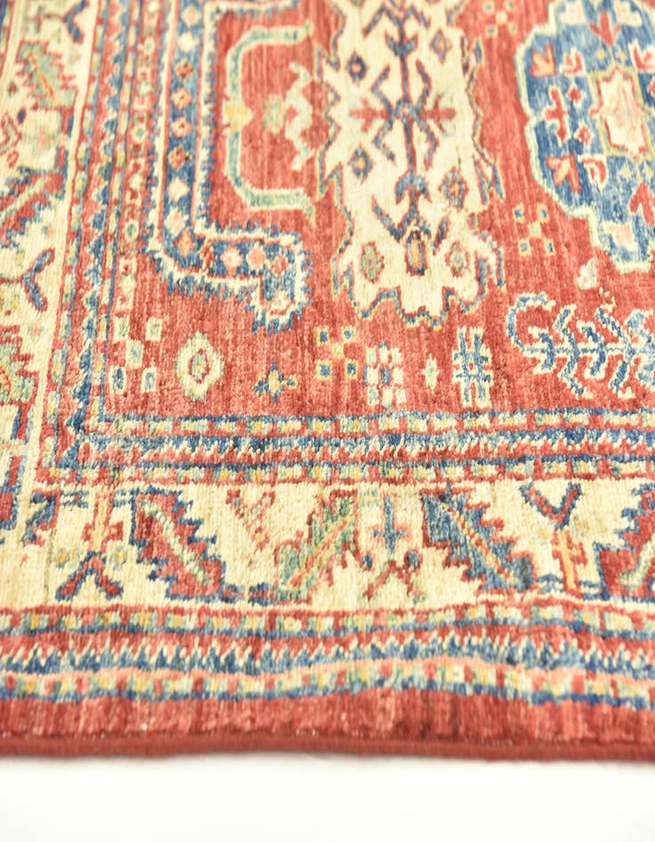 Detail image of  2' 8 x 4'  Hand Knotted Kazak Oriental Rug