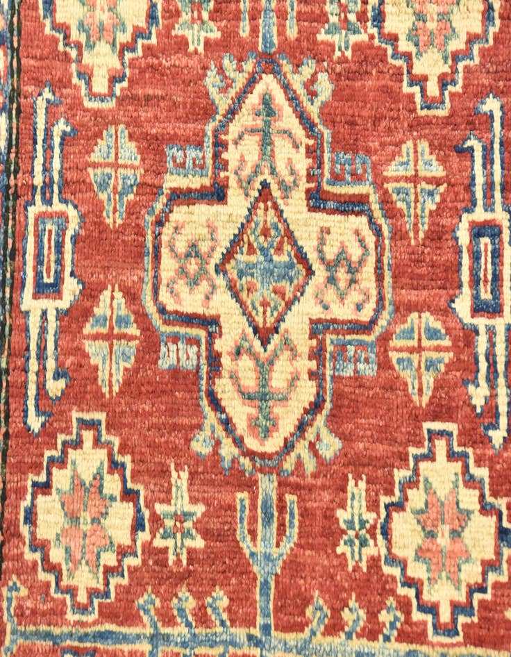 Detail image of  2' 8 x 4' 6  Hand Knotted Kazak Oriental Rug