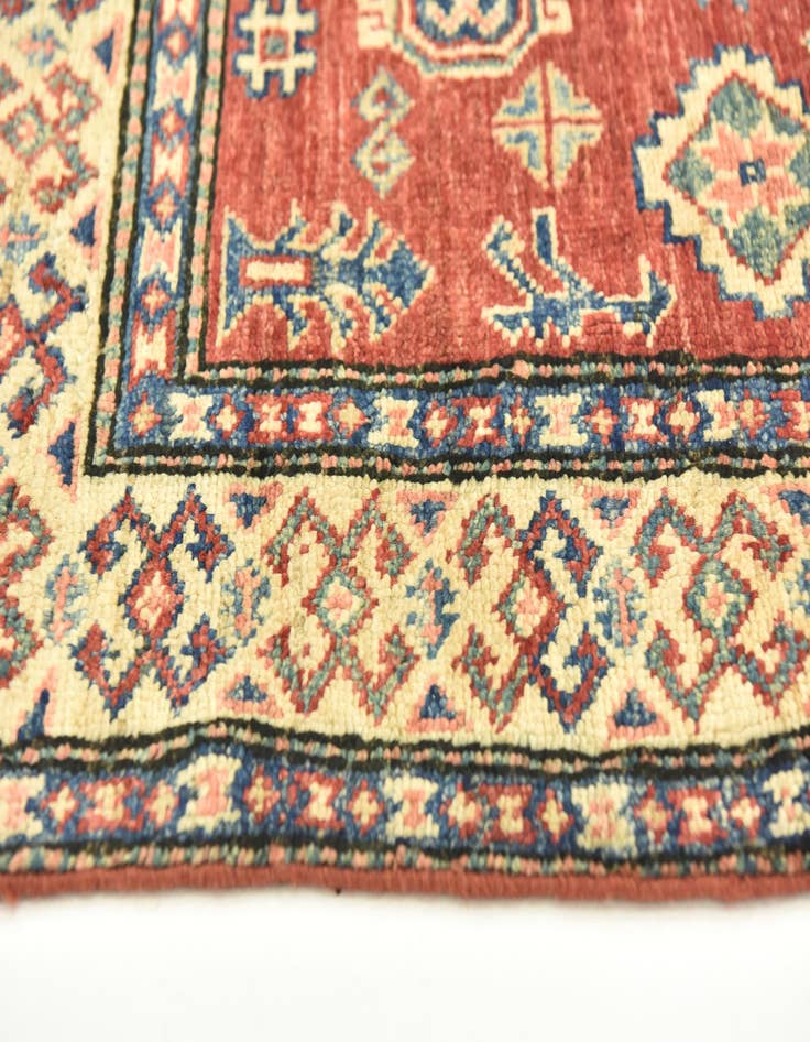 Detail image of  2' 8 x 4' 6  Hand Knotted Kazak Oriental Rug