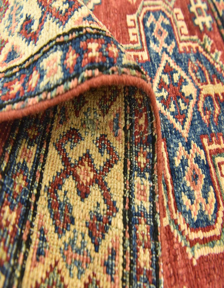Detail image of  2' 8 x 4' 6  Hand Knotted Kazak Oriental Rug