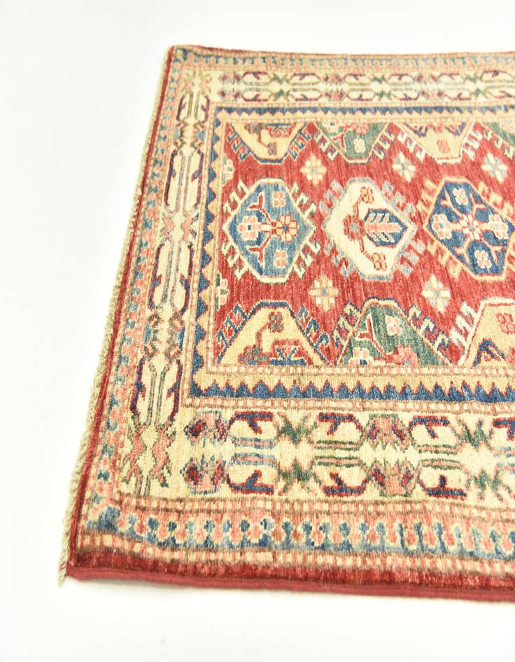 Detail image of  3' x 4' 2  Hand Knotted Kazak Oriental Rug