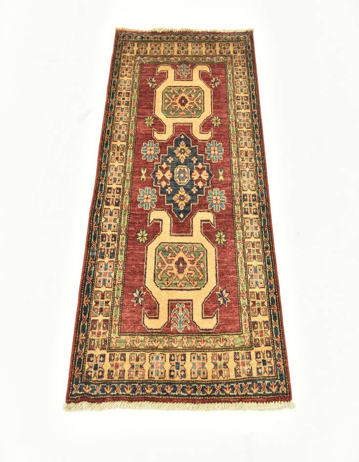 Detail image of  2' 8 x 3' 10  Hand Knotted Kazak Oriental Rug