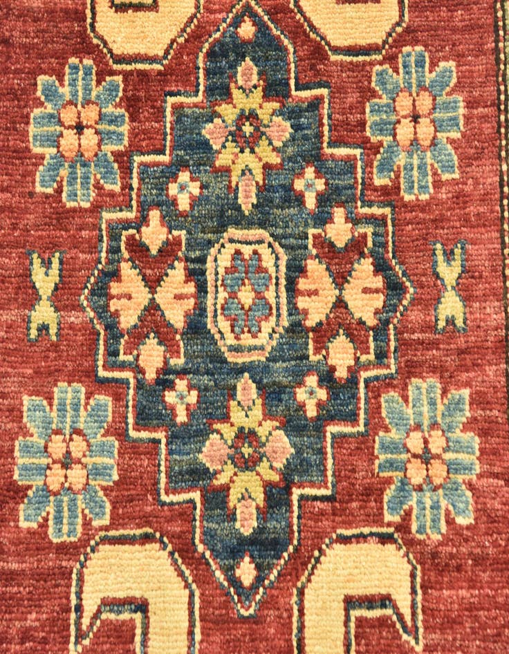Detail image of  2' 8 x 3' 10  Hand Knotted Kazak Oriental Rug