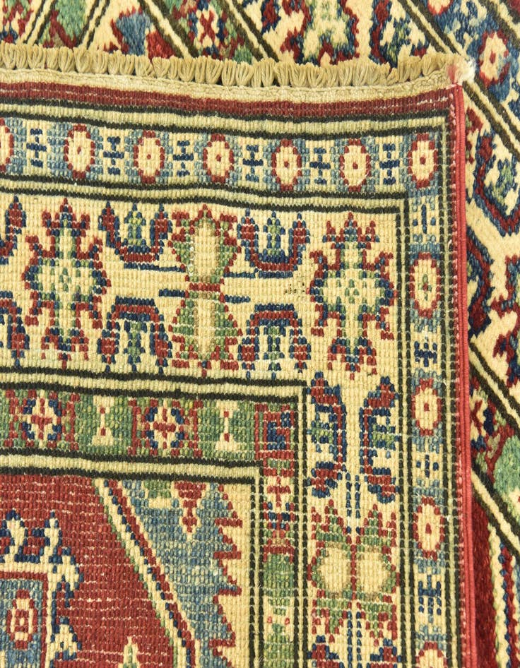Detail image of  2' 9 x 4' 2  Hand Knotted Kazak Rug