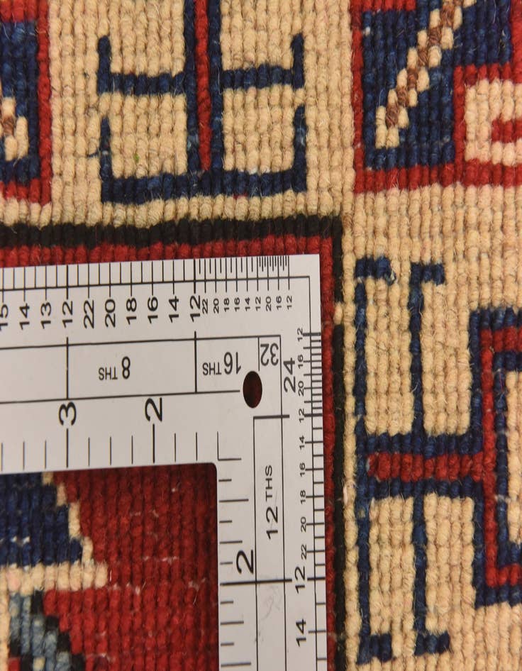 Detail image of  2' 8 x 4' 2  Hand Knotted Kazak Rug