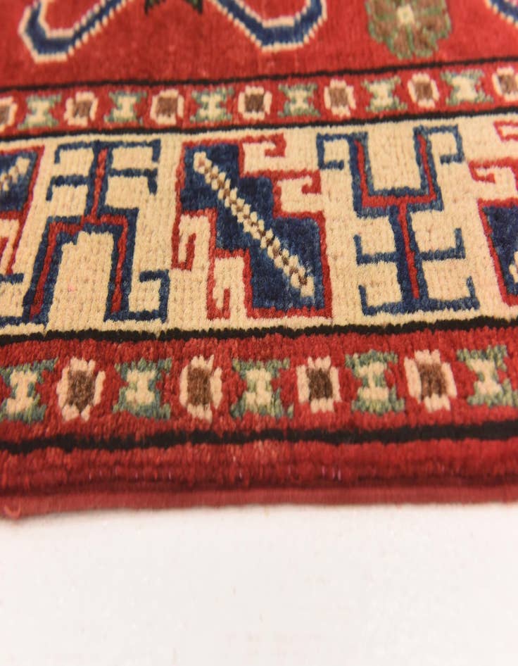 Detail image of  2' 8 x 4' 2  Hand Knotted Kazak Rug