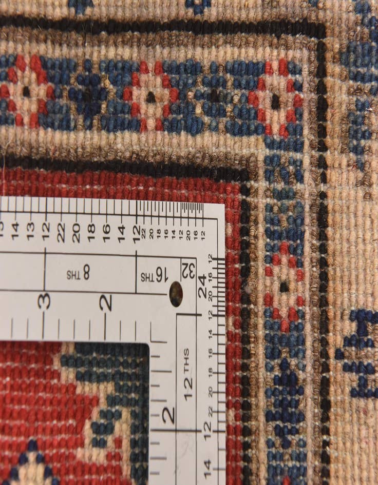Detail image of  2' 7 x 4'  Hand Knotted Kazak Rug