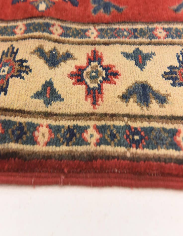 Detail image of  2' 7 x 4'  Hand Knotted Kazak Rug