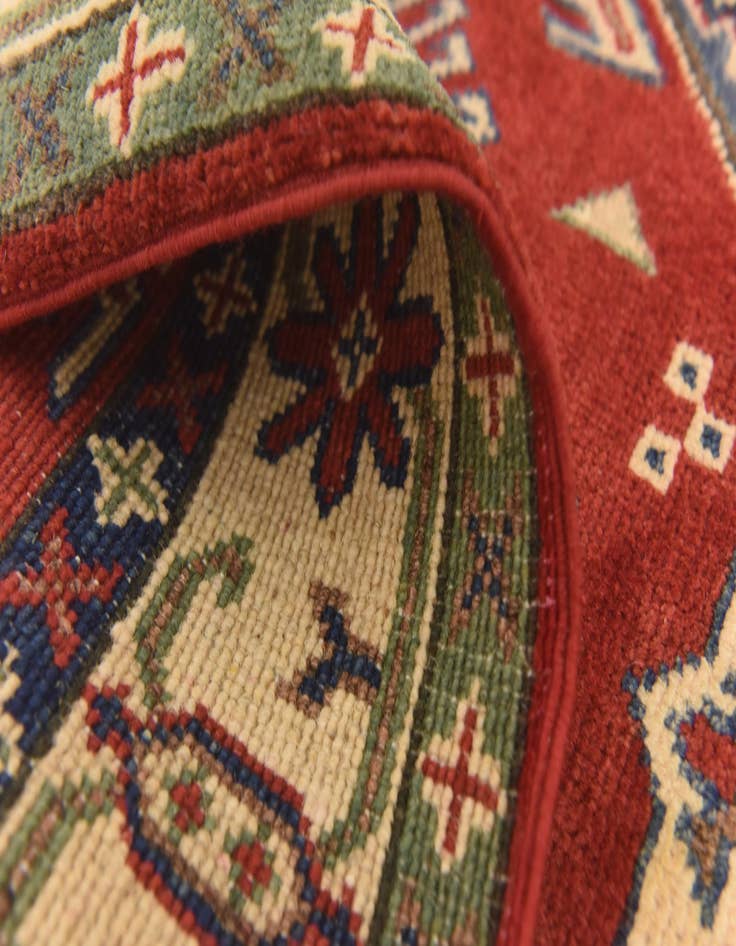 Detail image of  2' 8 x 4' 3  Hand Knotted Kazak Rug