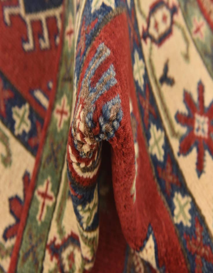 Detail image of  2' 8 x 4' 3  Hand Knotted Kazak Rug