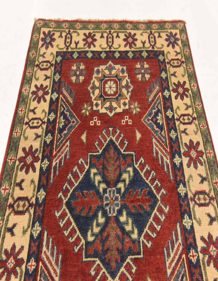 Detail image of  2' 8 x 4' 3  Hand Knotted Kazak Rug
