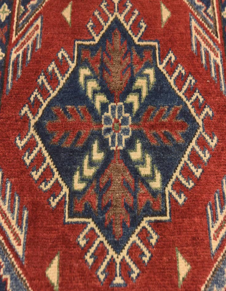 Detail image of  2' 8 x 4' 3  Hand Knotted Kazak Rug