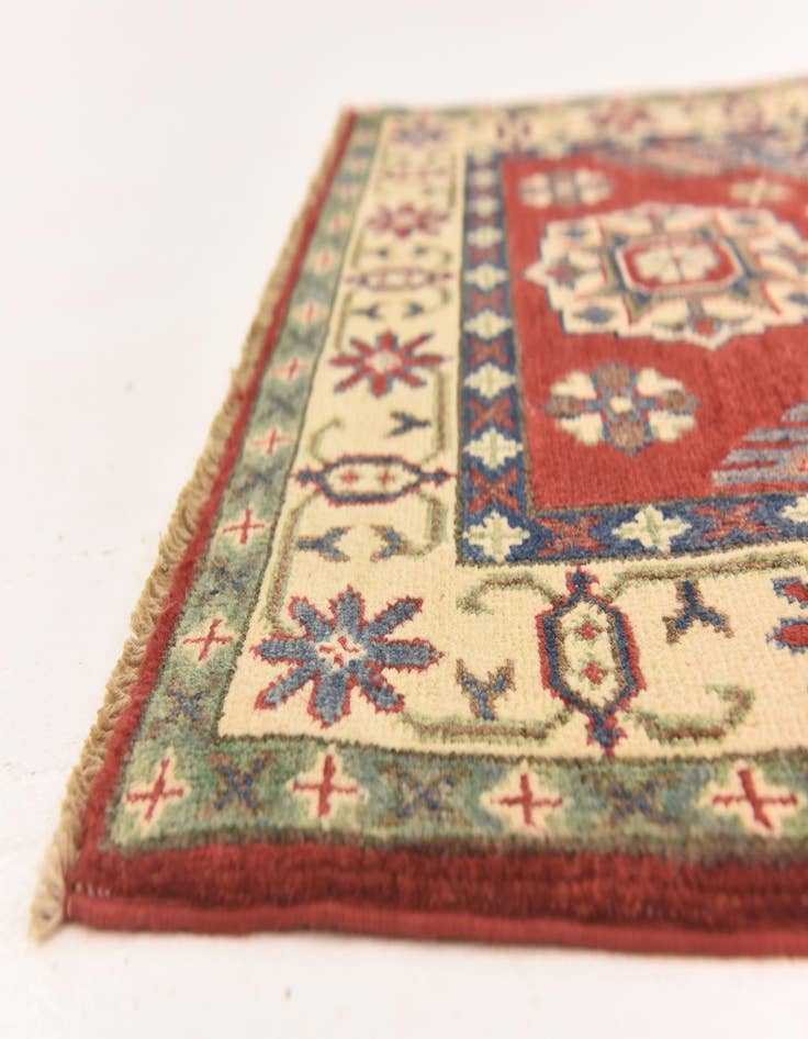 Detail image of  2' 8 x 4' 3  Hand Knotted Kazak Rug