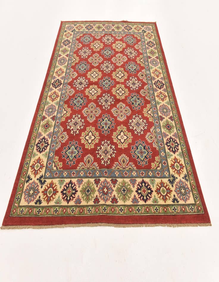 Detail image of  5' 8 x 7' 10  Hand Knotted Kazak Rug