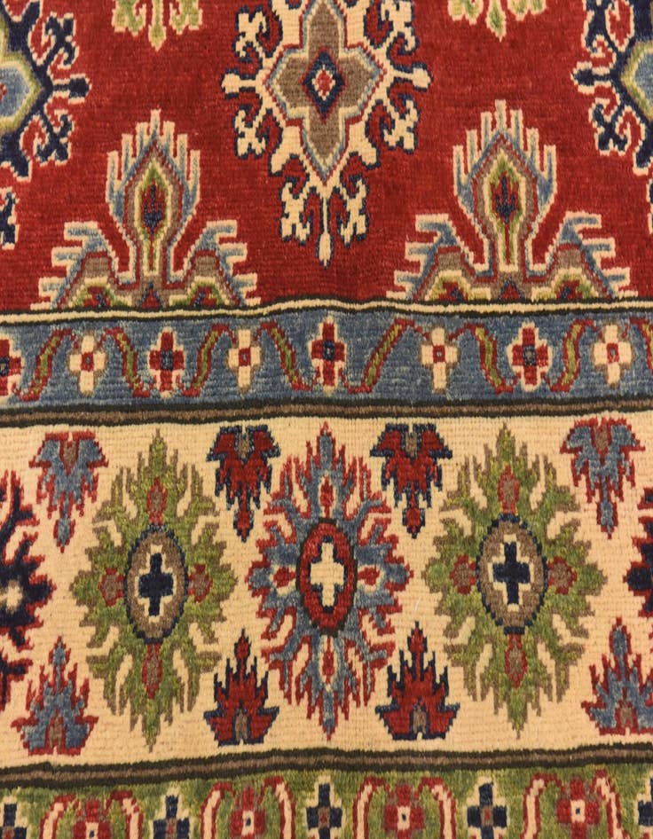 Detail image of  5' 8 x 7' 10  Hand Knotted Kazak Rug