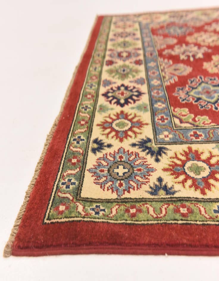 Detail image of  5' 8 x 7' 10  Hand Knotted Kazak Rug