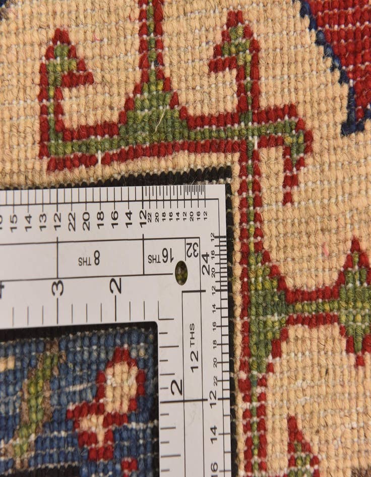 Detail image of  5' 8 x 8' 2  Hand Knotted Kazak Rug