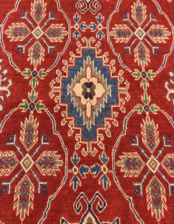 Detail image of  5' 8 x 8' 2  Hand Knotted Kazak Rug