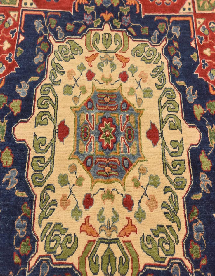 Detail image of  5' 7 x 8' 3  Hand Knotted Kazak Rug