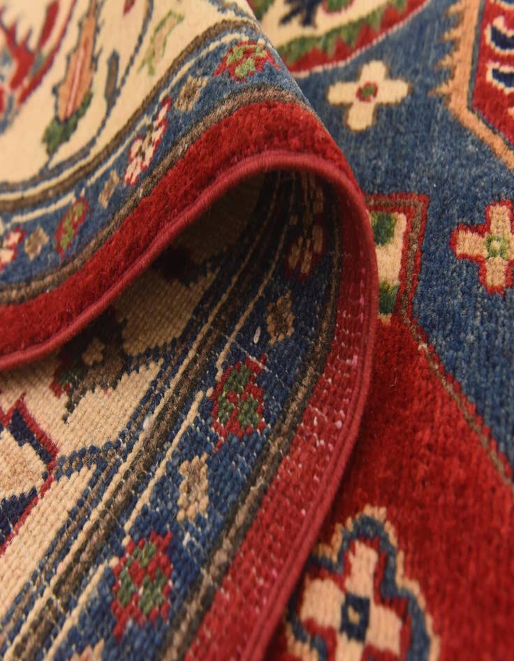 Detail image of  6' 6 x 10' 6  Hand Knotted Kazak Rug
