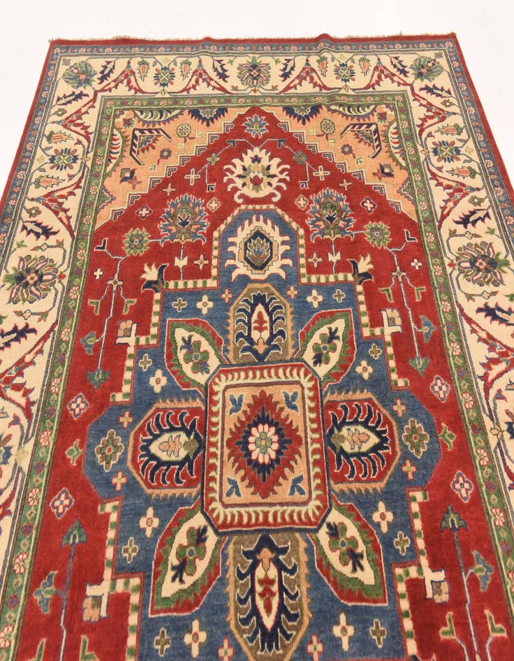 Detail image of  6' 6 x 10' 6  Hand Knotted Kazak Rug