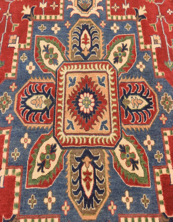 Detail image of  6' 6 x 10' 6  Hand Knotted Kazak Rug