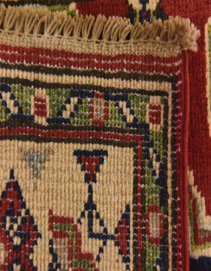 Detail image of  2' 9 x 4' 2  Hand Knotted Kazak Rug