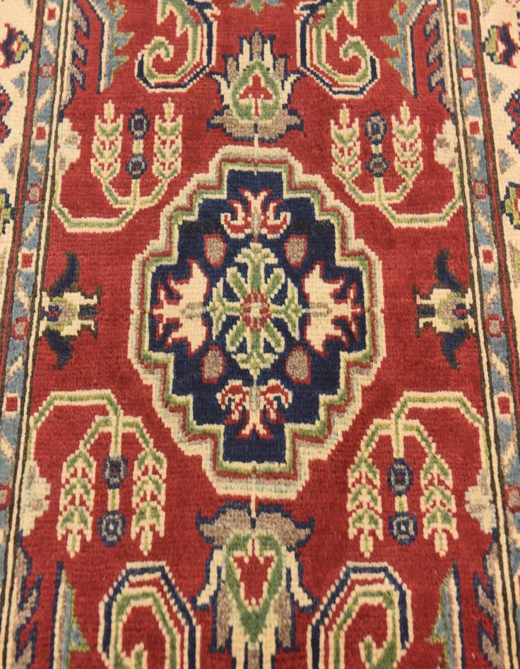 Detail image of  2' 9 x 4' 2  Hand Knotted Kazak Rug