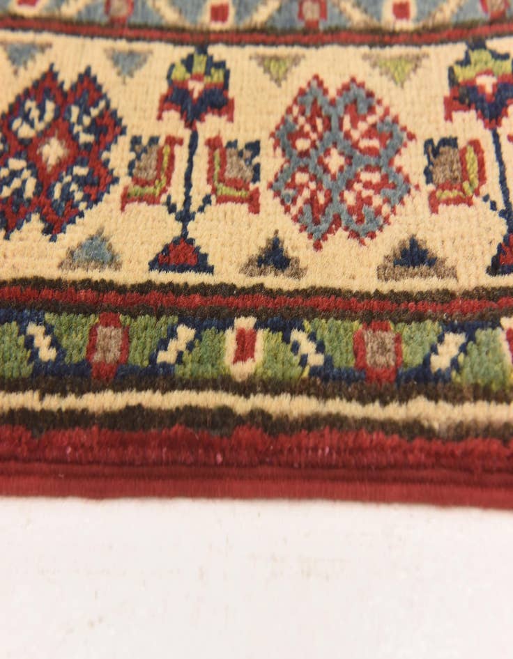 Detail image of  2' 9 x 4' 2  Hand Knotted Kazak Rug