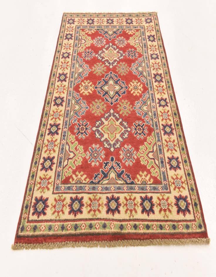 Detail image of  2' 8 x 4' 2  Hand Knotted Kazak Rug