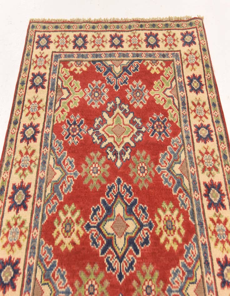 Detail image of  2' 8 x 4' 2  Hand Knotted Kazak Rug