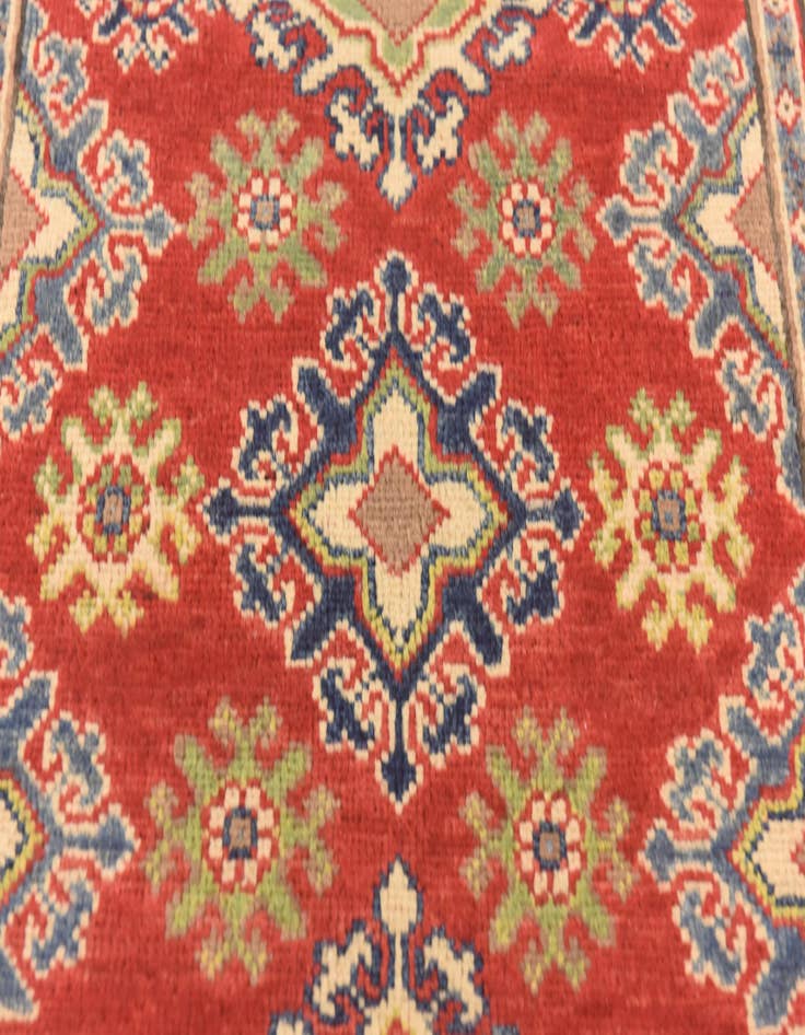 Detail image of  2' 8 x 4' 2  Hand Knotted Kazak Rug