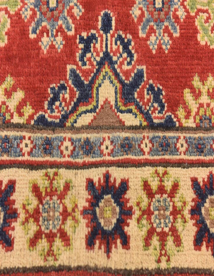 Detail image of  2' 8 x 4' 2  Hand Knotted Kazak Rug