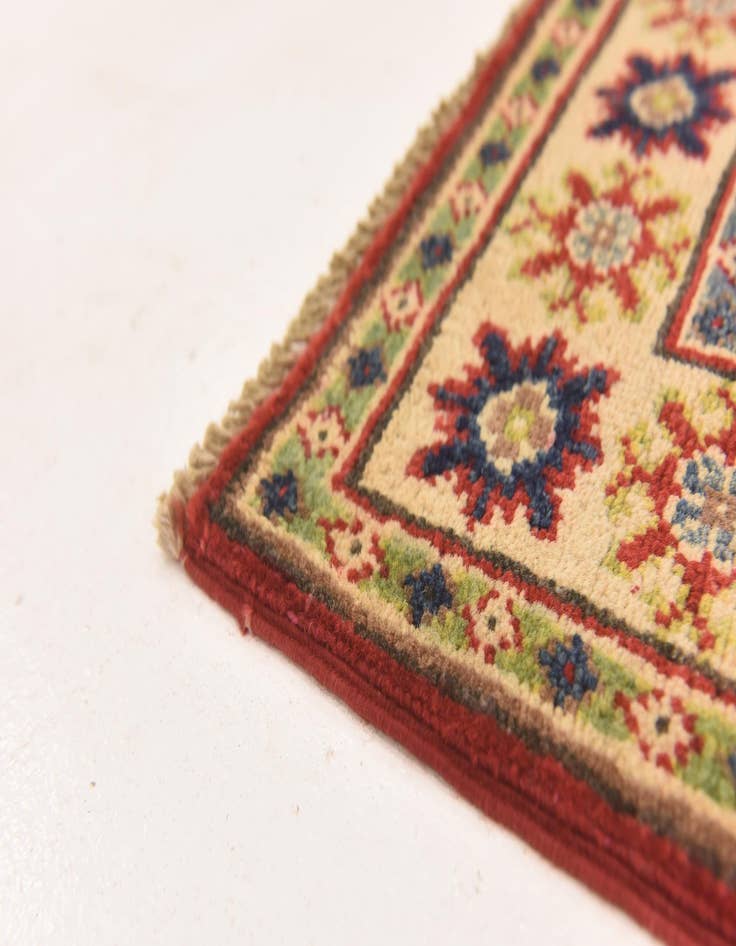 Detail image of  2' 8 x 4' 2  Hand Knotted Kazak Rug