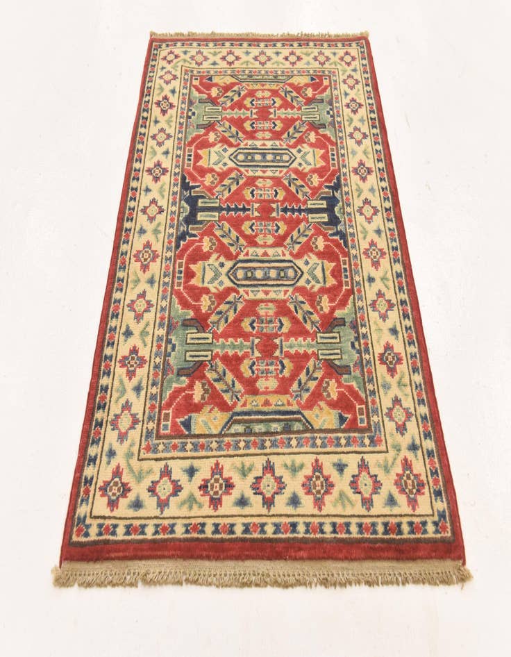 Detail image of  2' 7 x 4' 1  Hand Knotted Kazak Oriental Rug