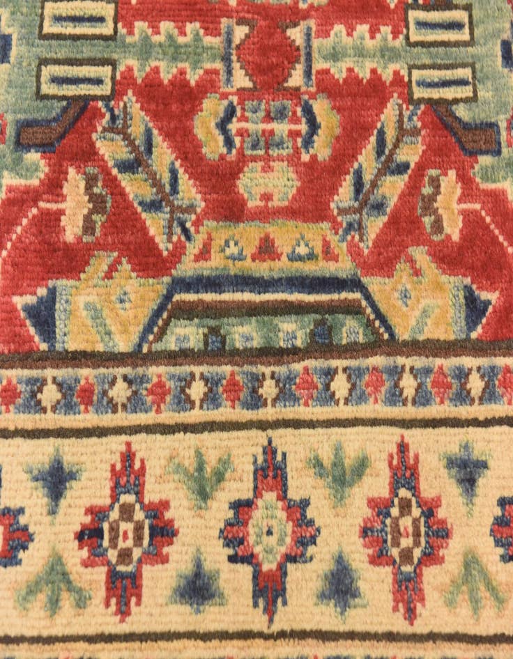 Detail image of  2' 7 x 4' 1  Hand Knotted Kazak Oriental Rug
