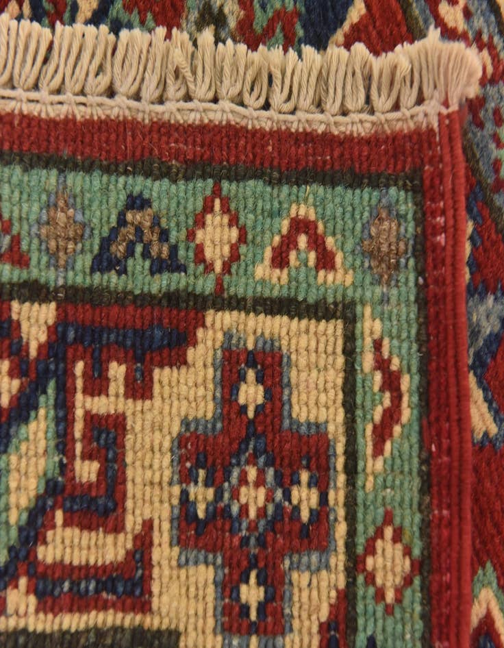 Detail image of  2' 8 x 4' 1  Hand Knotted Kazak Rug
