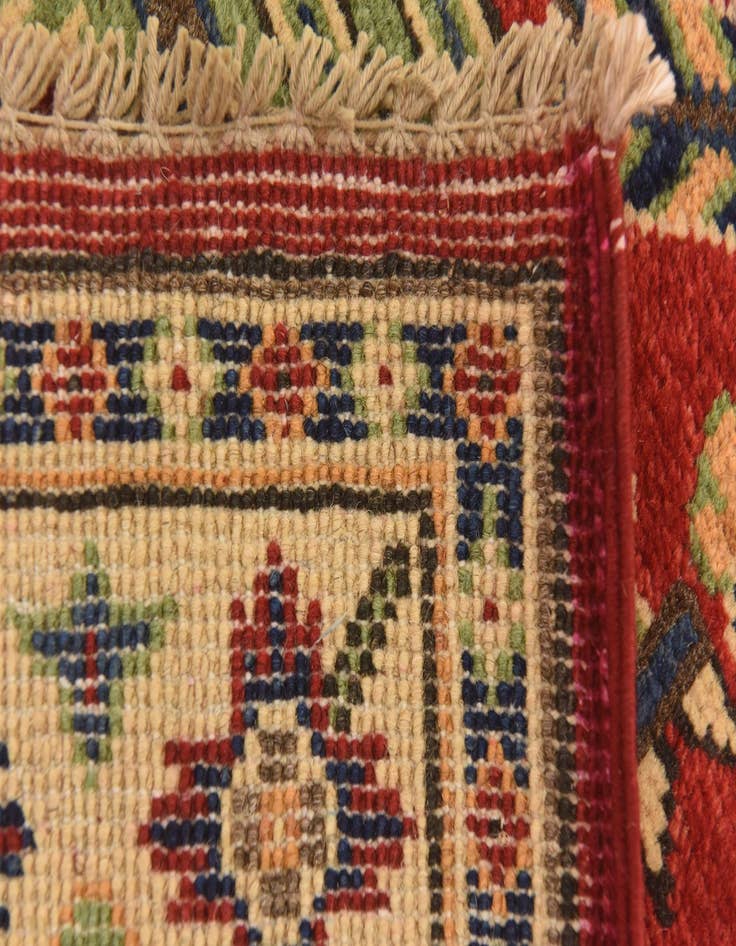 Detail image of  2' 7 x 3' 11  Hand Knotted Kazak Rug