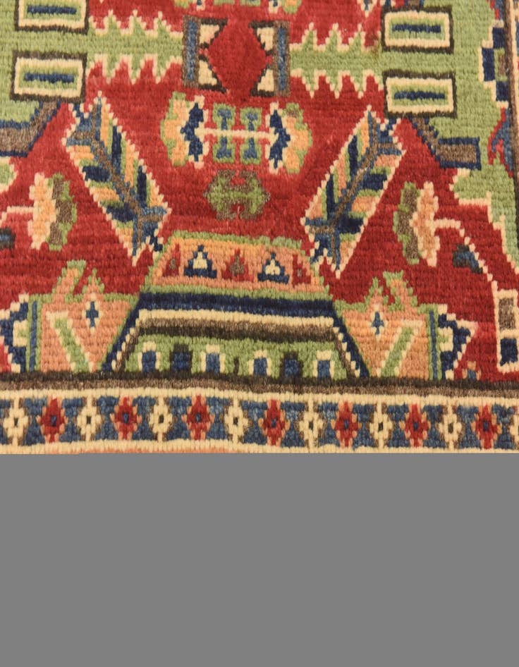 Detail image of  2' 7 x 3' 11  Hand Knotted Kazak Rug