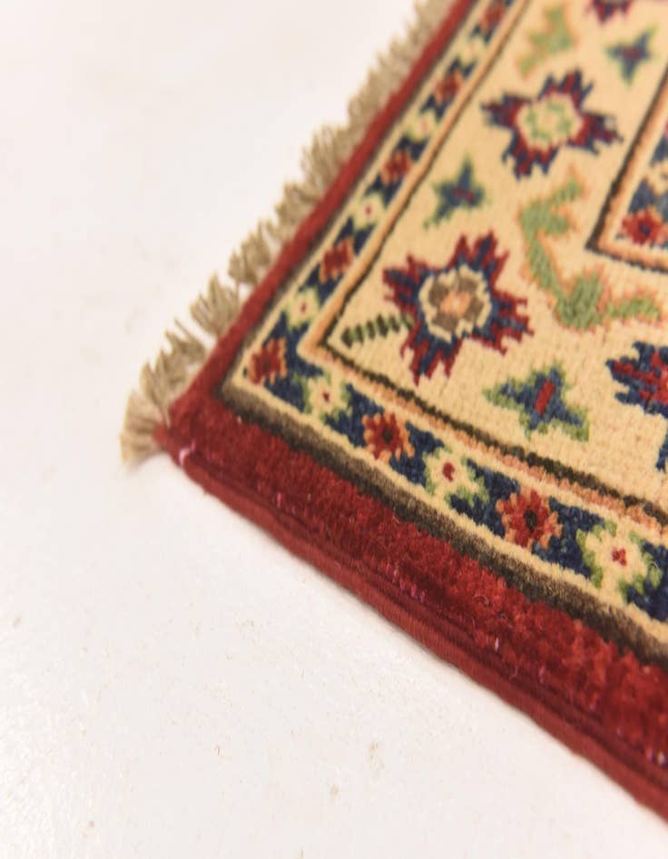 Detail image of  2' 7 x 3' 11  Hand Knotted Kazak Rug