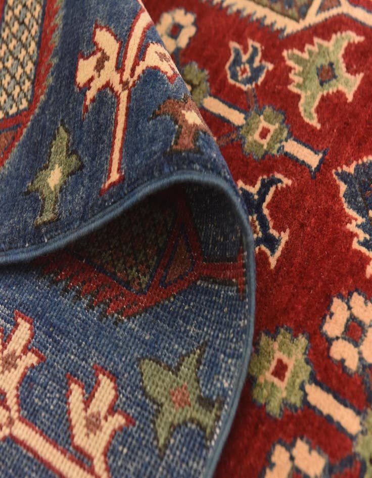 Detail image of  6' 6 x 9' 9  Hand Knotted Kazak Rug