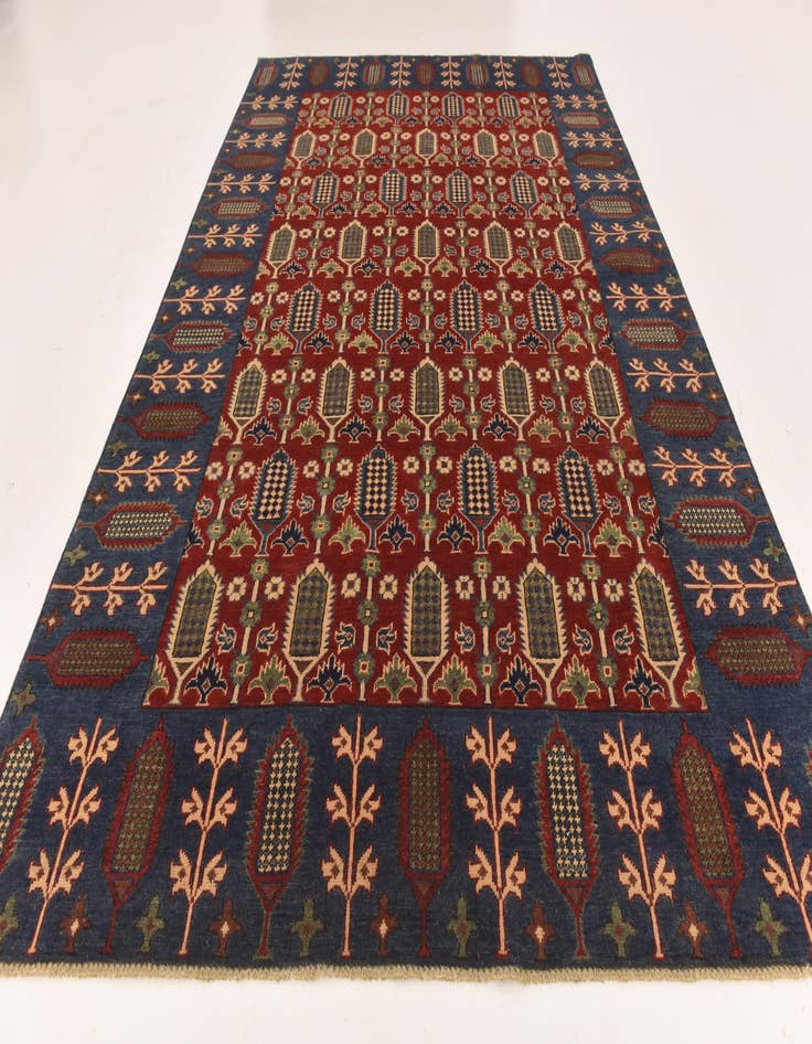 Detail image of  6' 6 x 9' 9  Hand Knotted Kazak Rug
